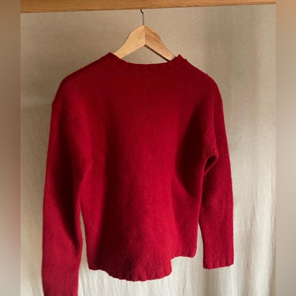 True Red Wool Sweater - Picture 3 of 3